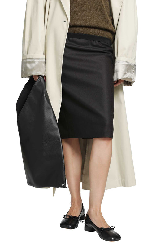 Wool Midi Skirt