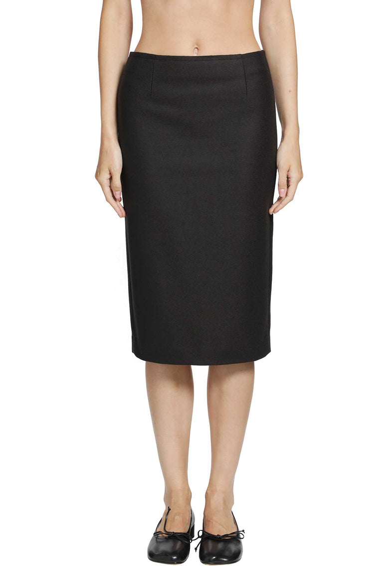 
              MM6 MAISON MARGIELA Wool Midi Skirt woman
            