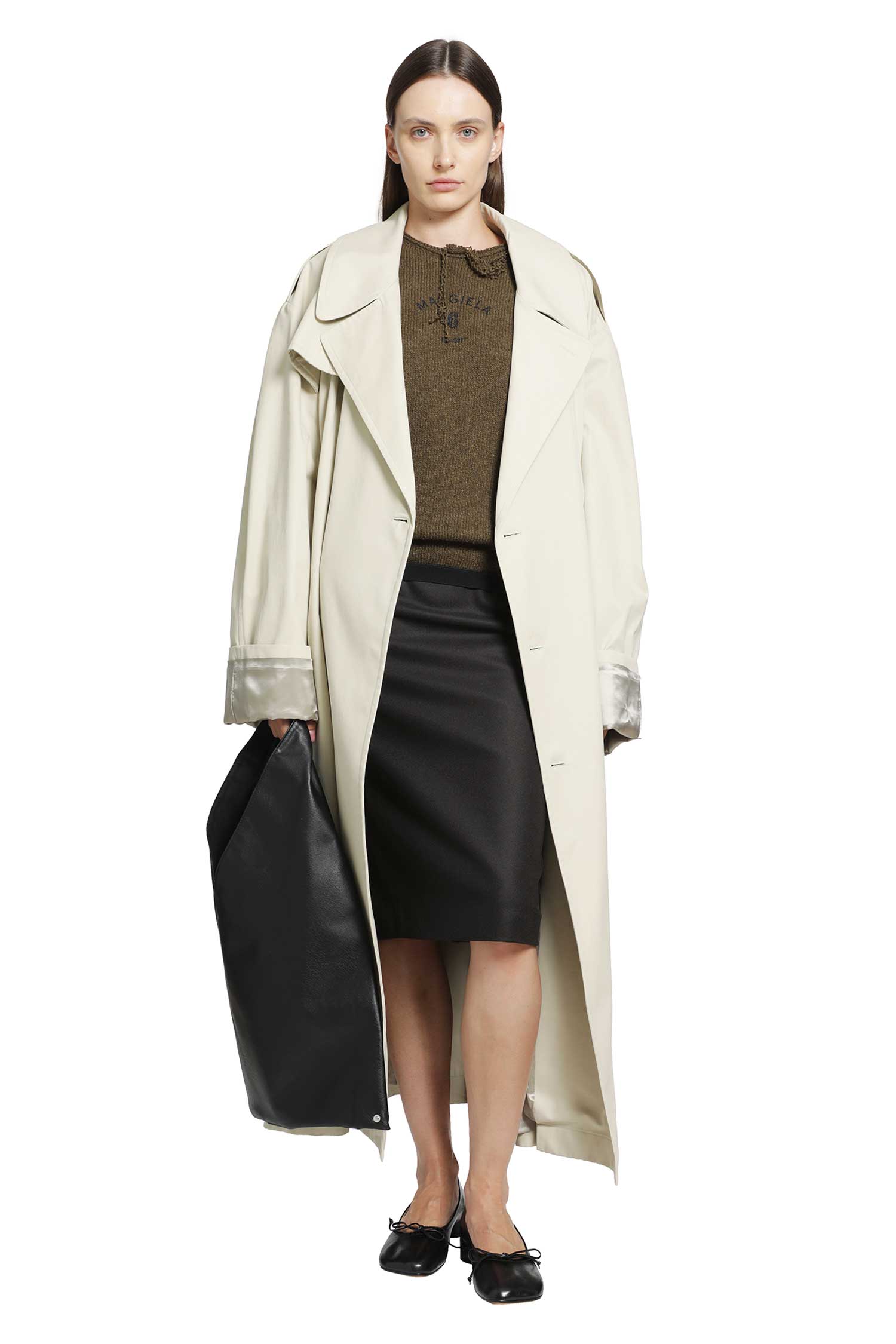 Wool Midi Skirt