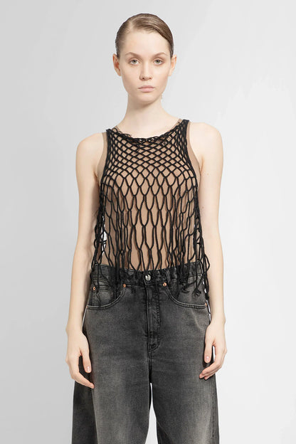Antonioli MM6 MAISON MARGIELA WOMAN BLACK TOPS