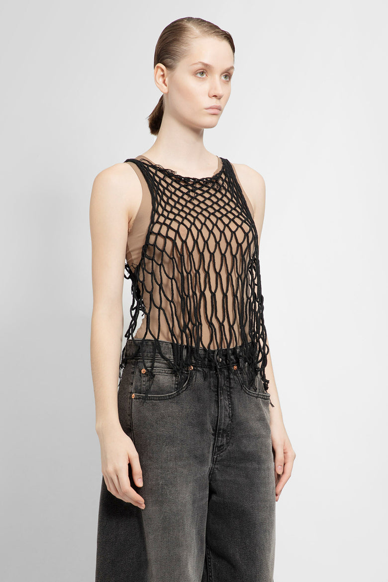 MM6 MAISON MARGIELA WOMAN BLACK TOPS