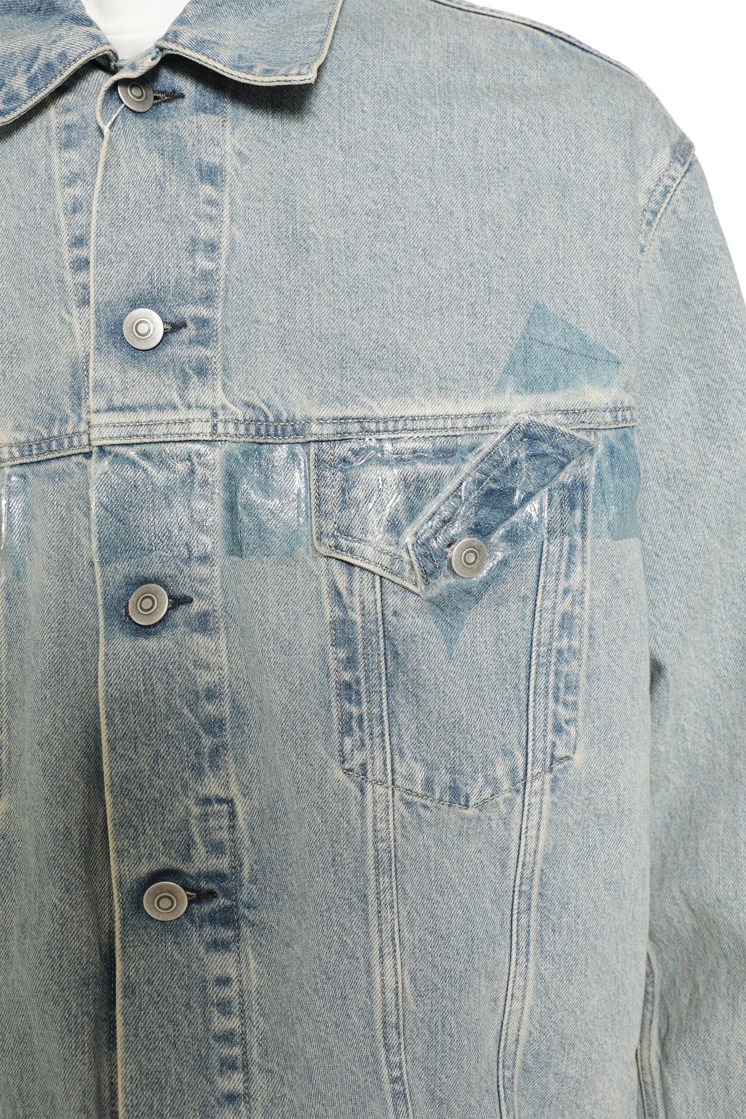 MAISON MARGIELA Taped Denim Jacket man