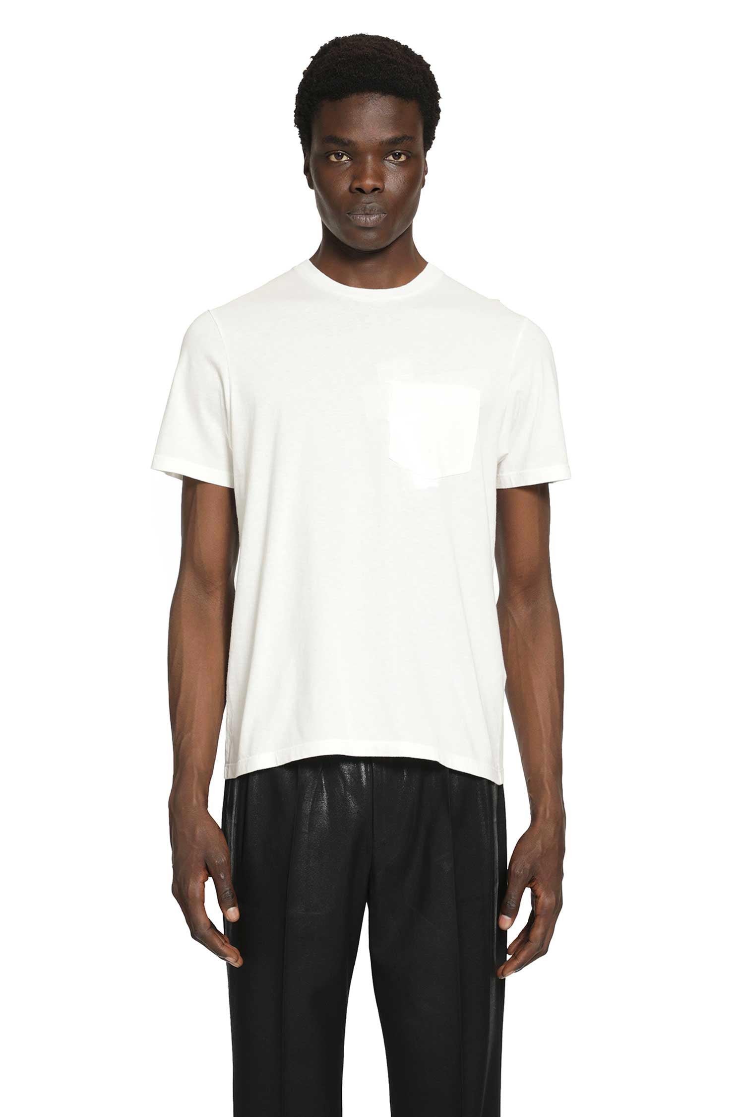 MAISON MARGIELA Taped Cotton Jersey T-Shirt man
