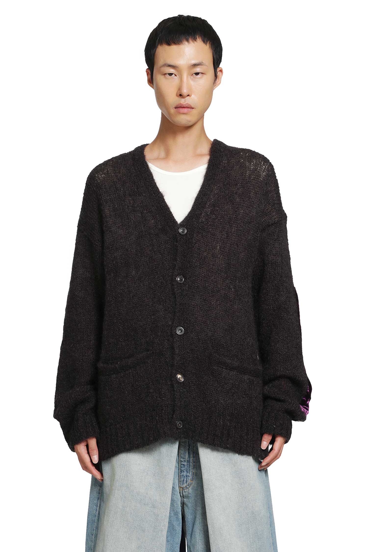 MAISON MARGIELA Velvet Patch Cardigan man