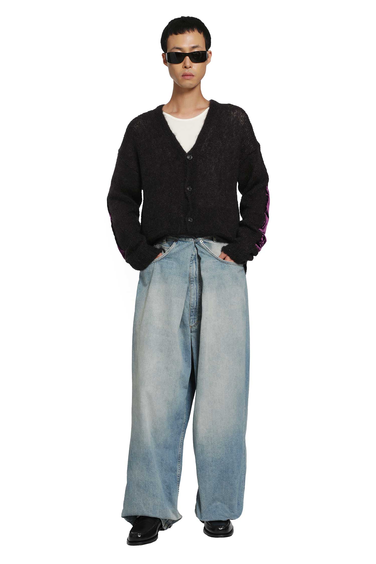 MAISON MARGIELA Velvet Patch Cardigan man