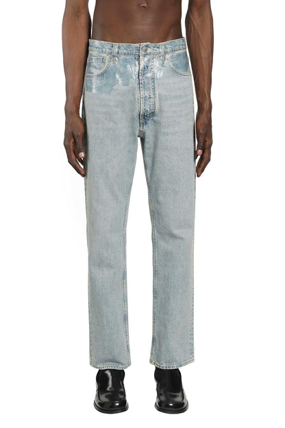 Taped Straight Leg Jeans