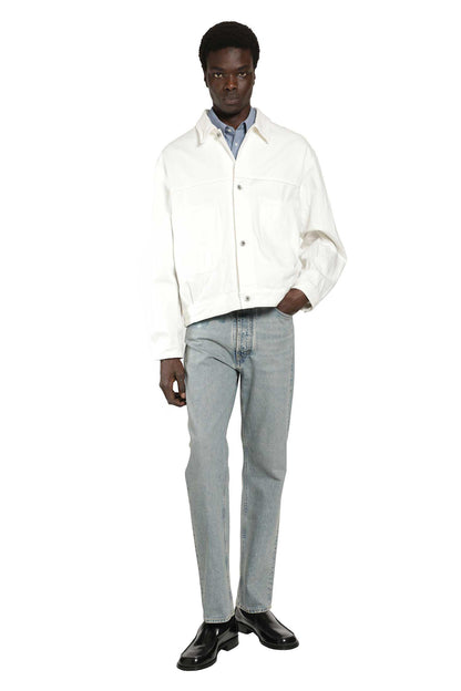 Taped Straight Leg Jeans