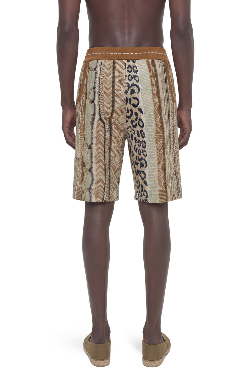 Graphic Knit Shorts