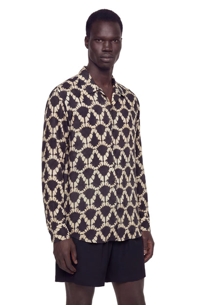 Lightweight Viscose Graphic Shirt