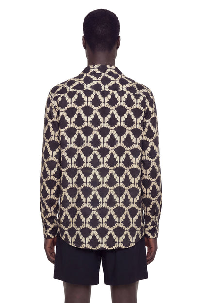 Lightweight Viscose Graphic Shirt