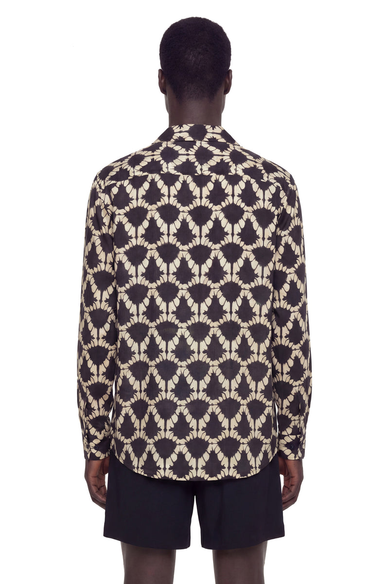 Lightweight Viscose Graphic Shirt