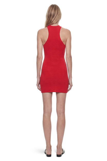 Chevron Knit Tank Mini Dress