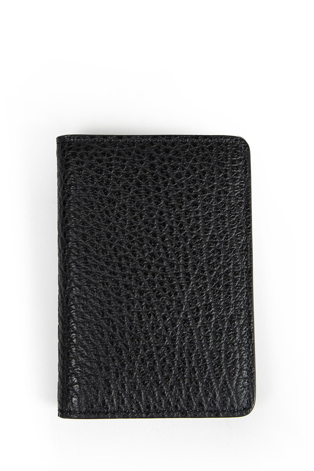 MAISON MARGIELA Grained Leather 4-Stitch Bifold Card Holder unisex