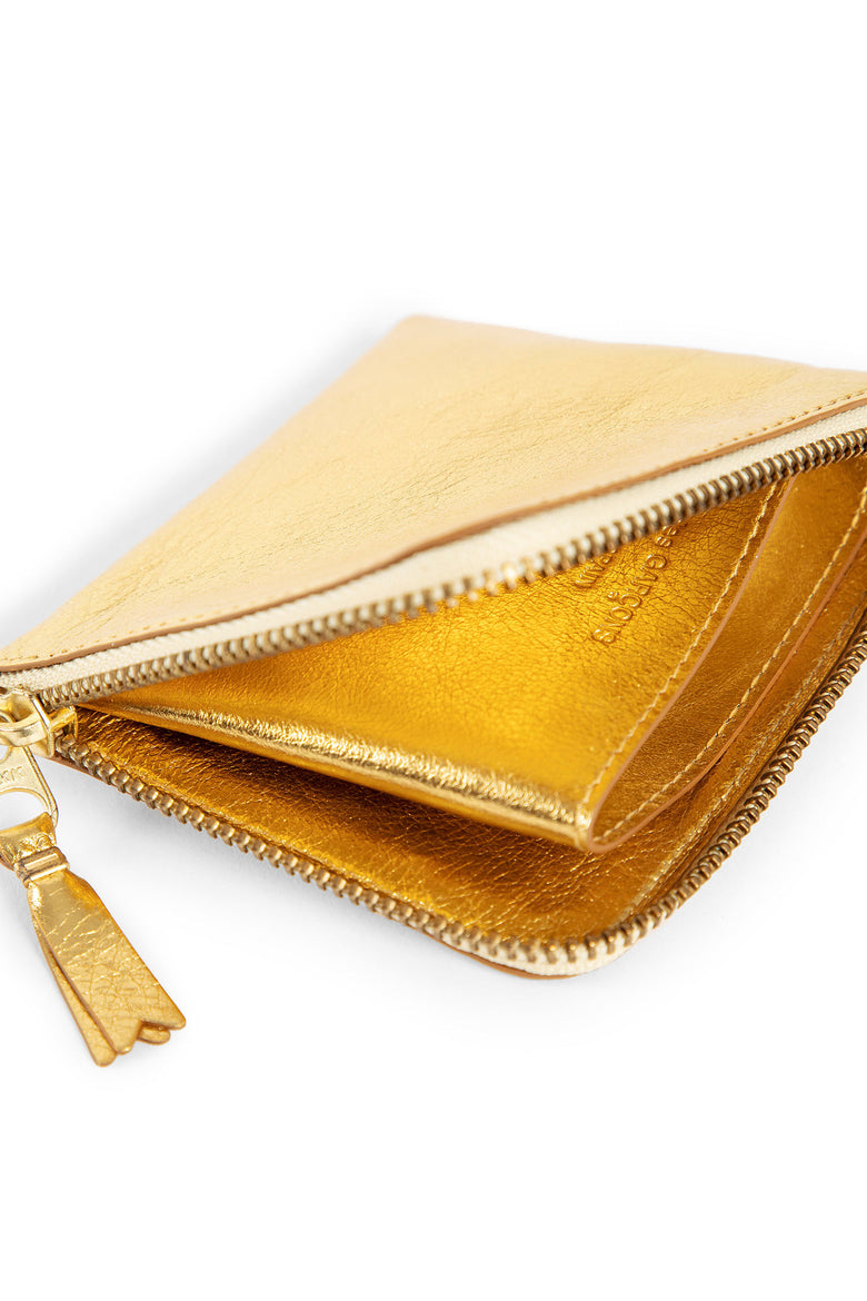 COMME DES GARCONS WALLET UNISEX GOLD WALLETS & CARDHOLDERS