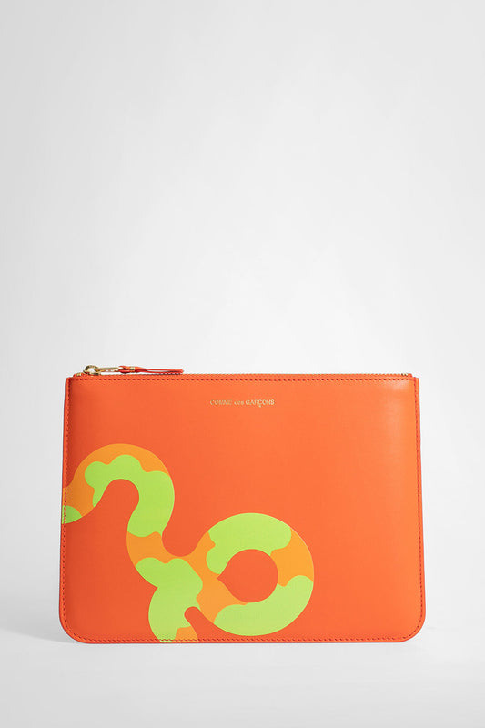 COMME DES GARCONS WALLET UNISEX ORANGE CLUTCHES & POUCHES