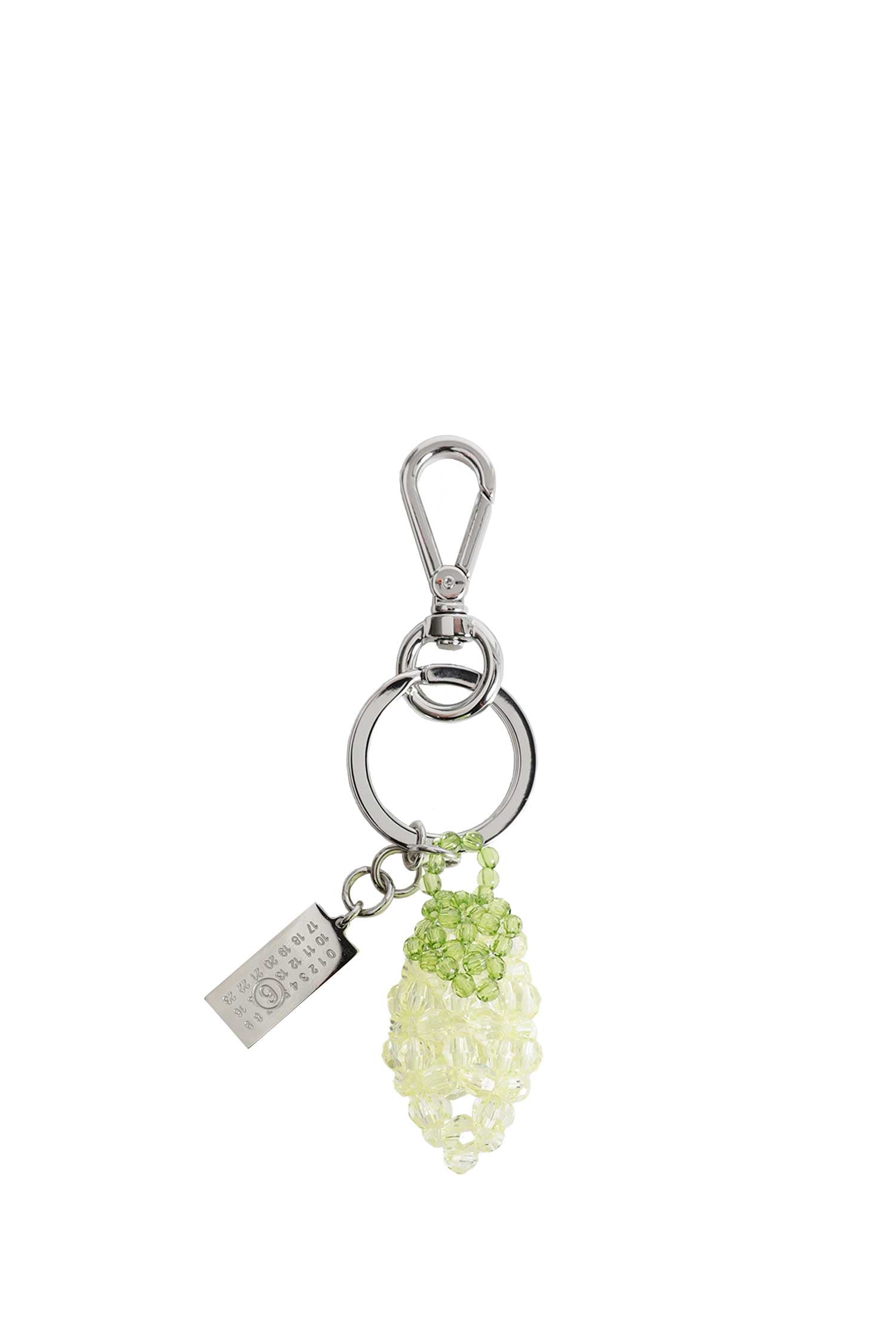 Beaded Lemon Keychain