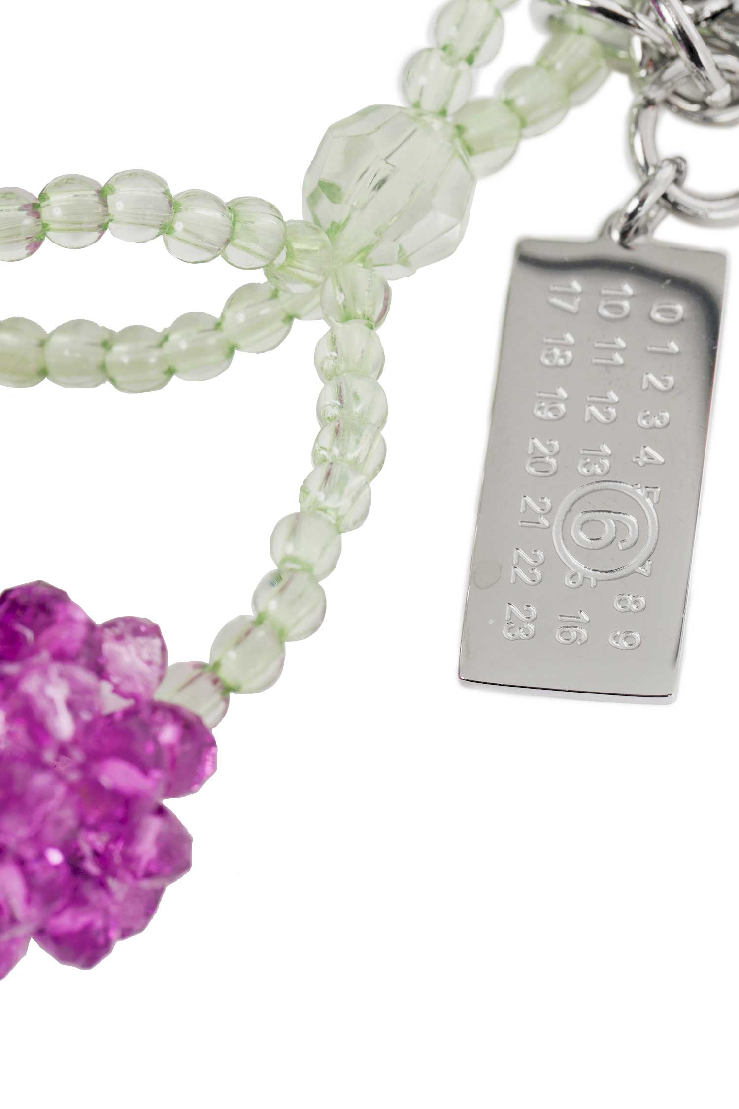 MM6 MAISON MARGIELA Beaded Cherry Keychain woman