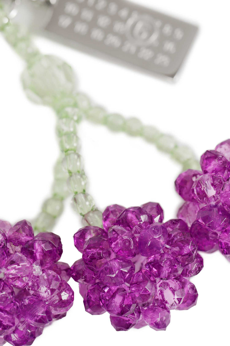 
              MM6 MAISON MARGIELA Beaded Cherry Keychain woman
            