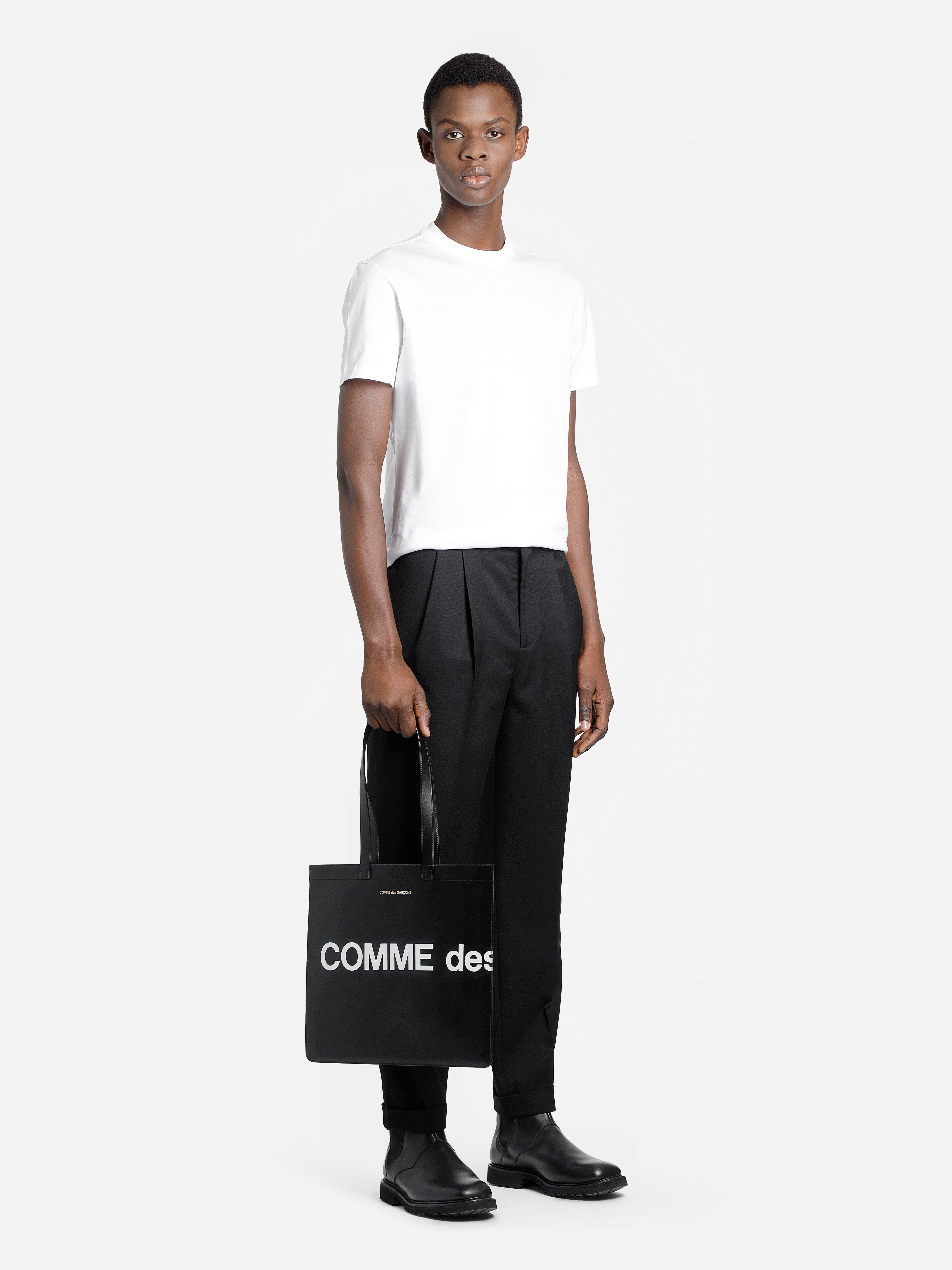 COMME DES GARCONS WALLET UNISEX BLACK TOTE BAGS