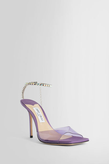 JIMMY CHOO WOMAN PURPLE SANDALS & SLIDES