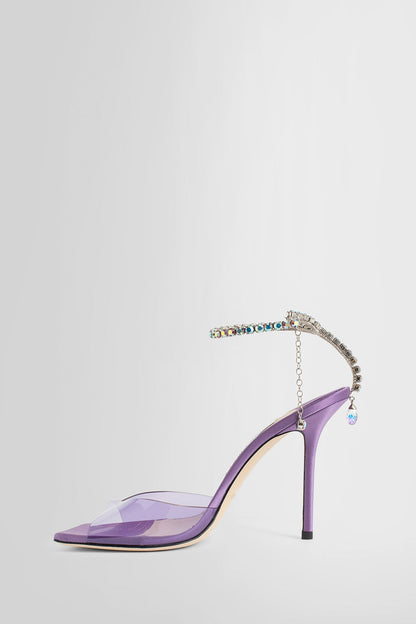 JIMMY CHOO WOMAN PURPLE SANDALS & SLIDES