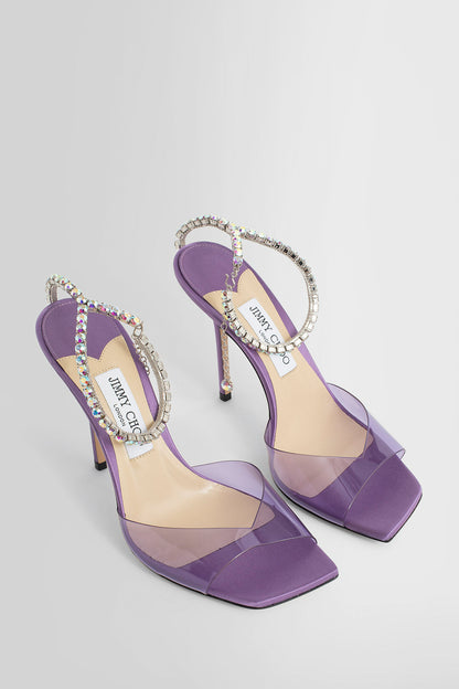 JIMMY CHOO WOMAN PURPLE SANDALS & SLIDES