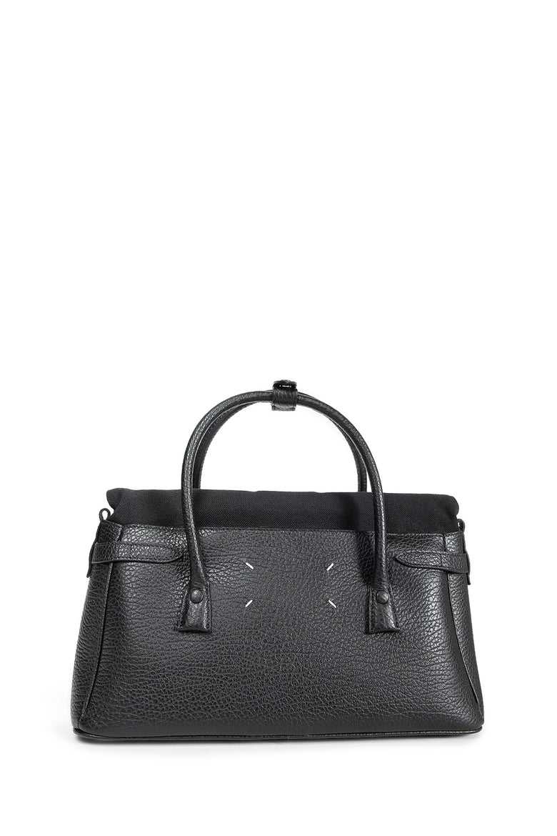 MAISON MARGIELA WOMAN BLACK TOP HANDLE BAGS