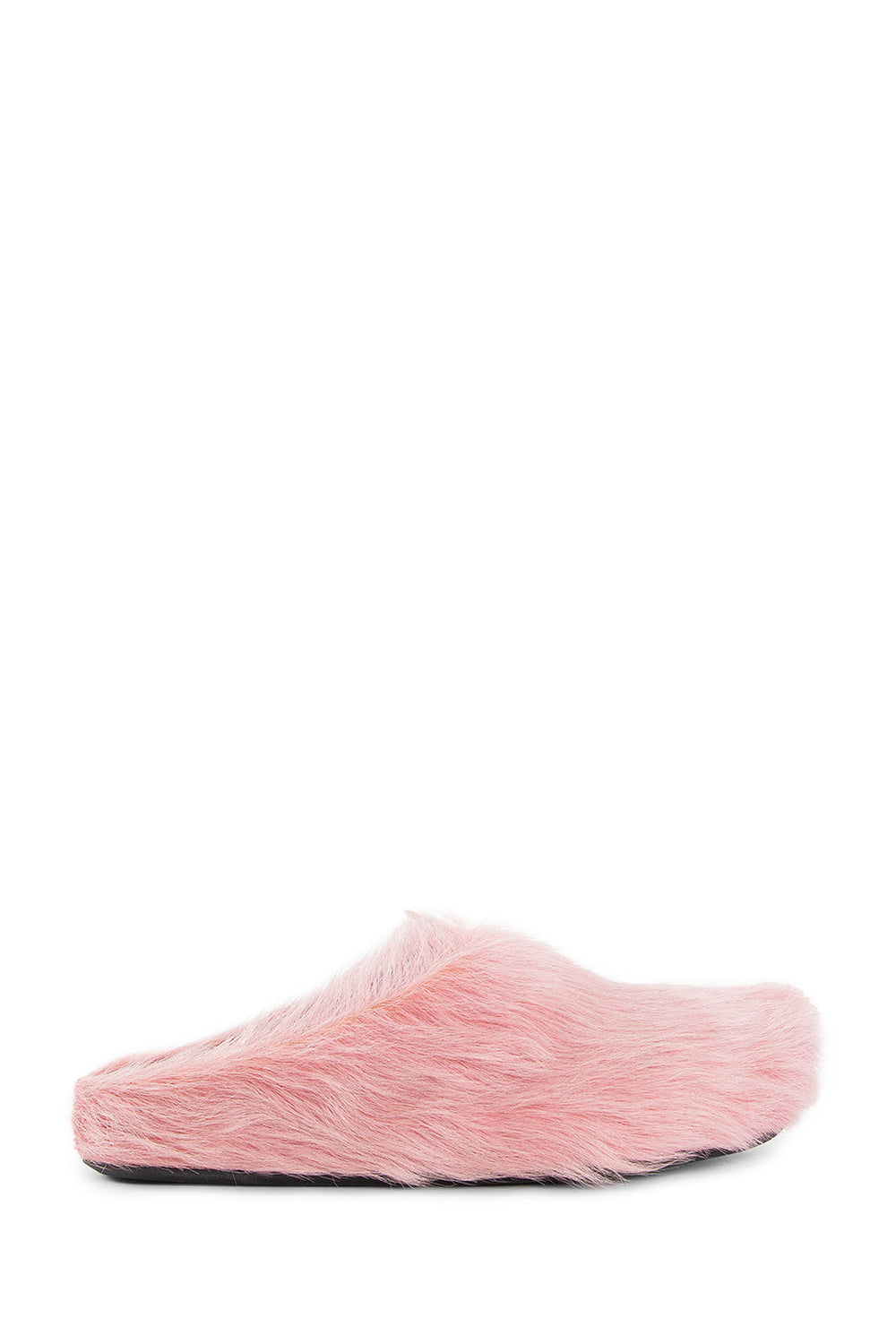 Long-hair Calfskin Fussbett Sabot