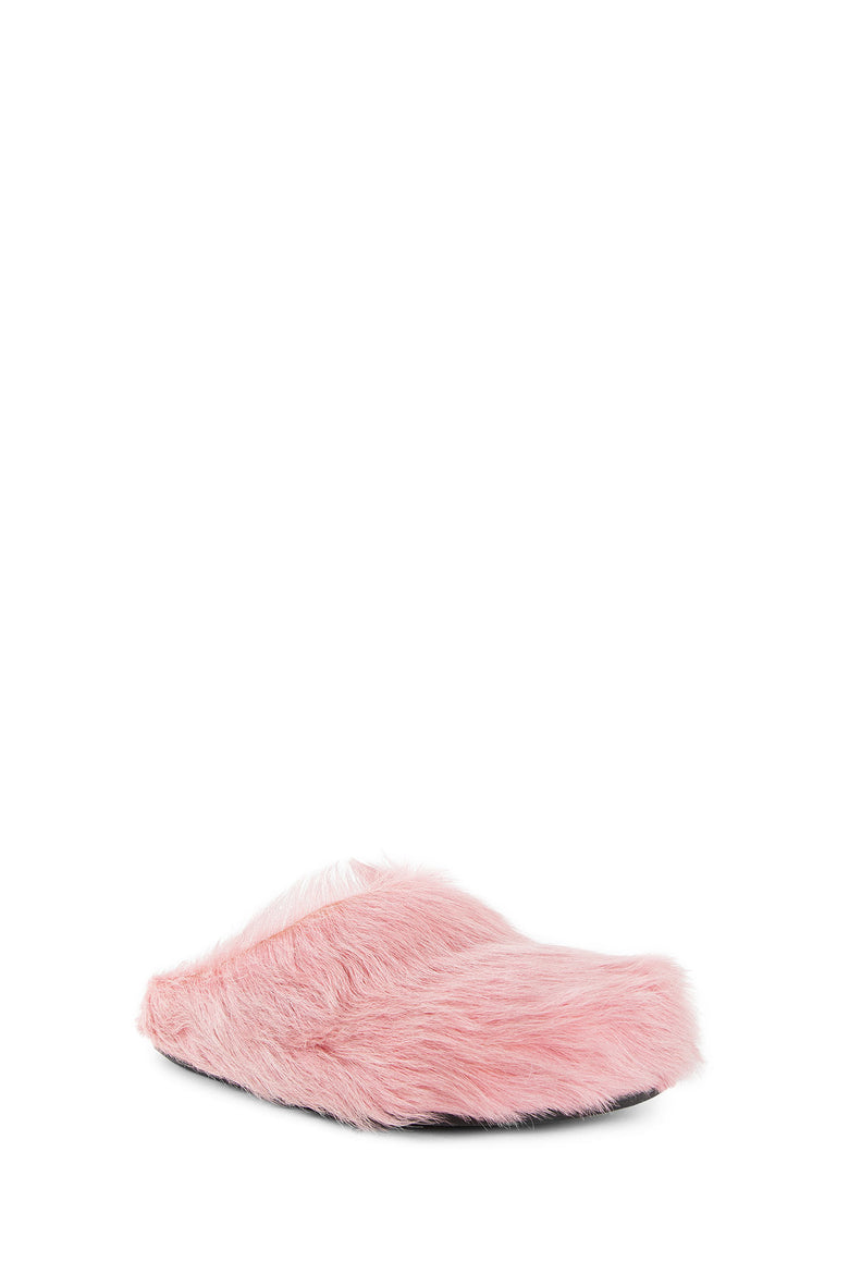 Long-hair Calfskin Fussbett Sabot