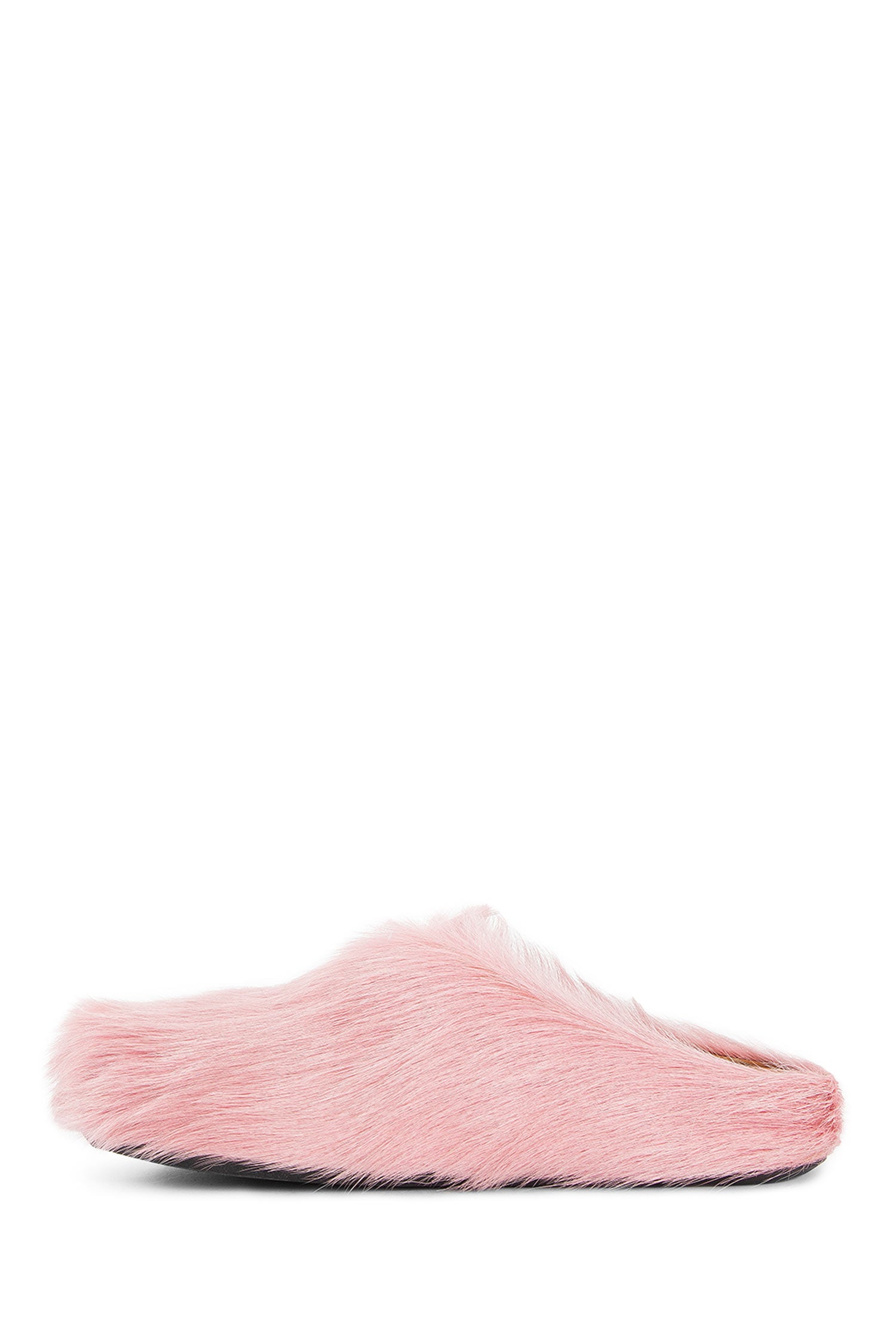 Long-hair Calfskin Fussbett Sabot