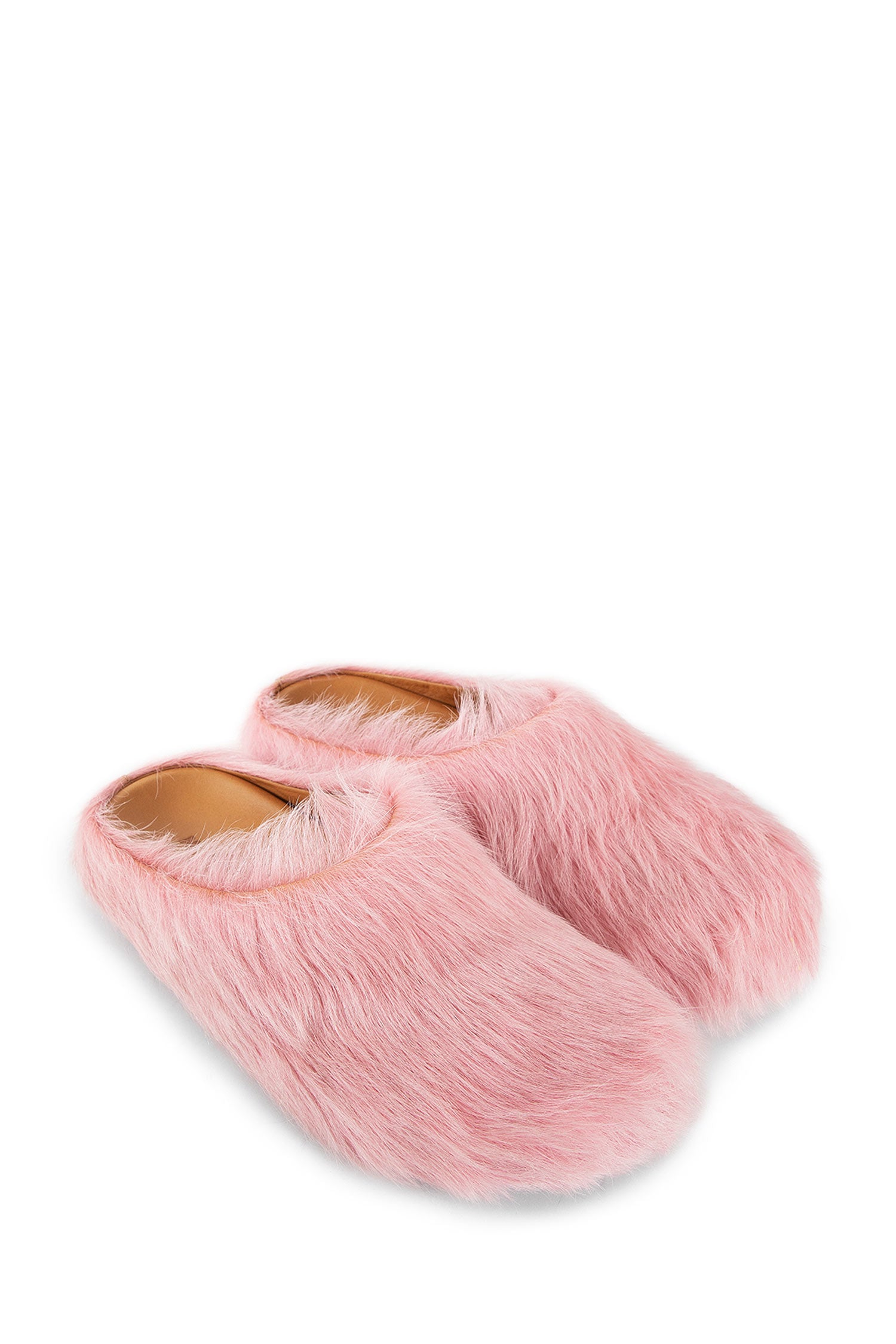 Long-hair Calfskin Fussbett Sabot