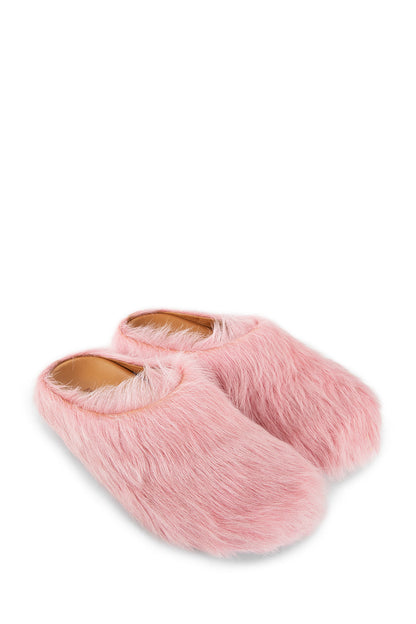 Long-hair Calfskin Fussbett Sabot