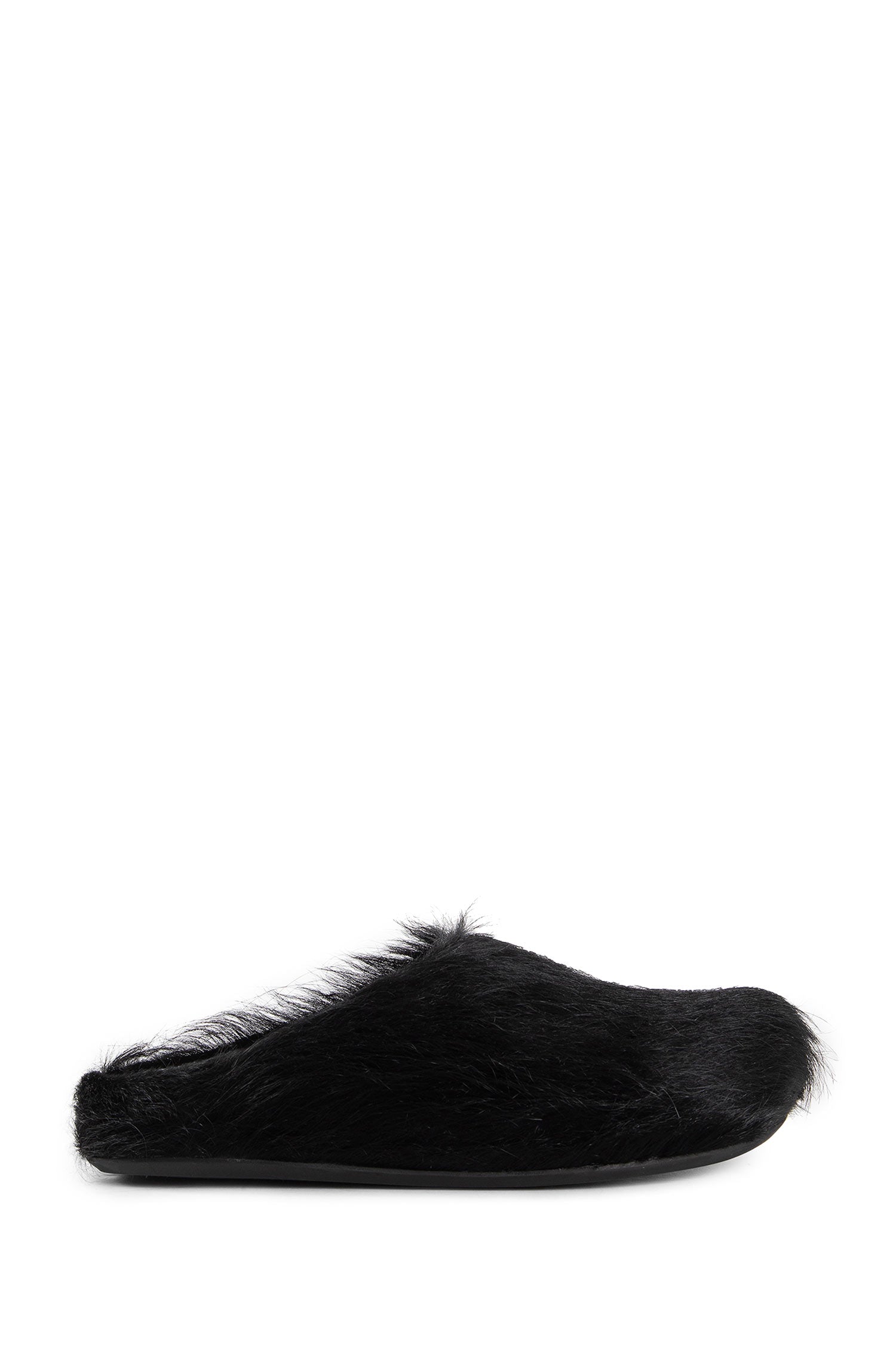 Long-hair Calfskin Fussbett Sabot