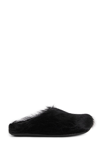Long-hair Calfskin Fussbett Sabot