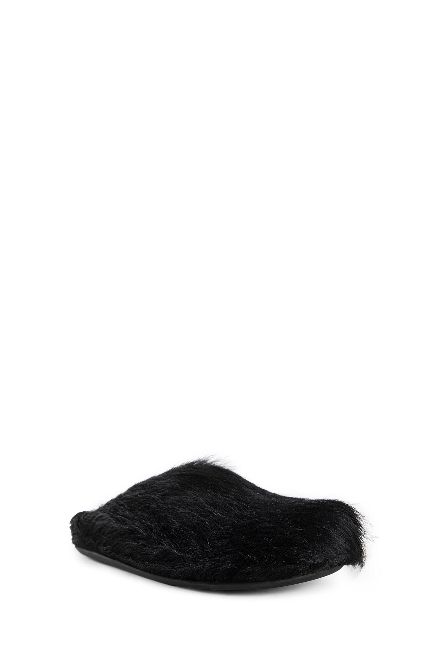 Long-hair Calfskin Fussbett Sabot