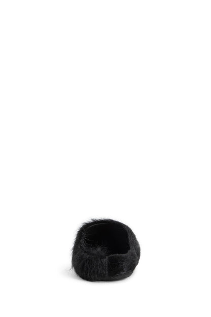 Long-hair Calfskin Fussbett Sabot