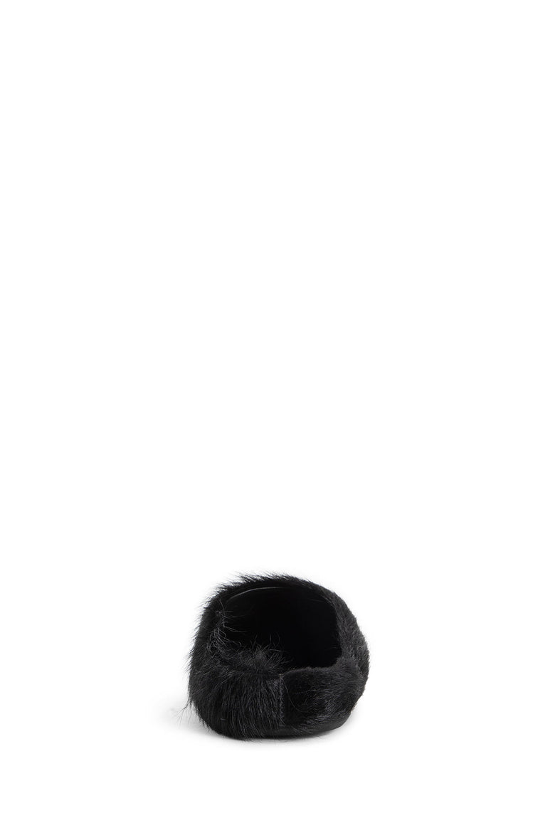 Long-hair Calfskin Fussbett Sabot
