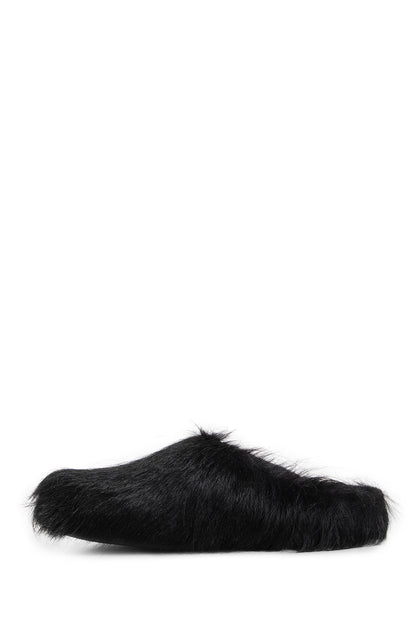Long-hair Calfskin Fussbett Sabot