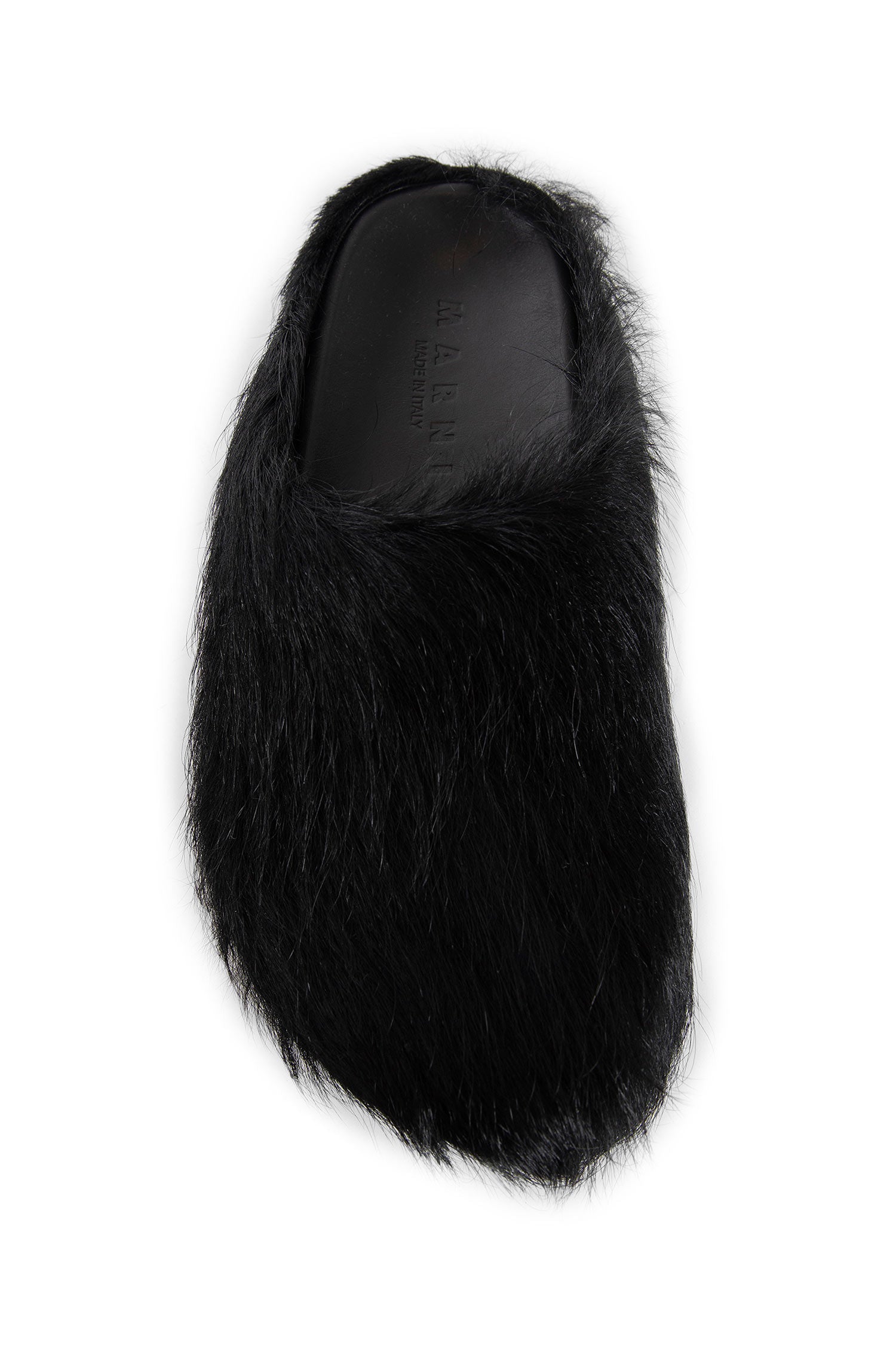Long-hair Calfskin Fussbett Sabot