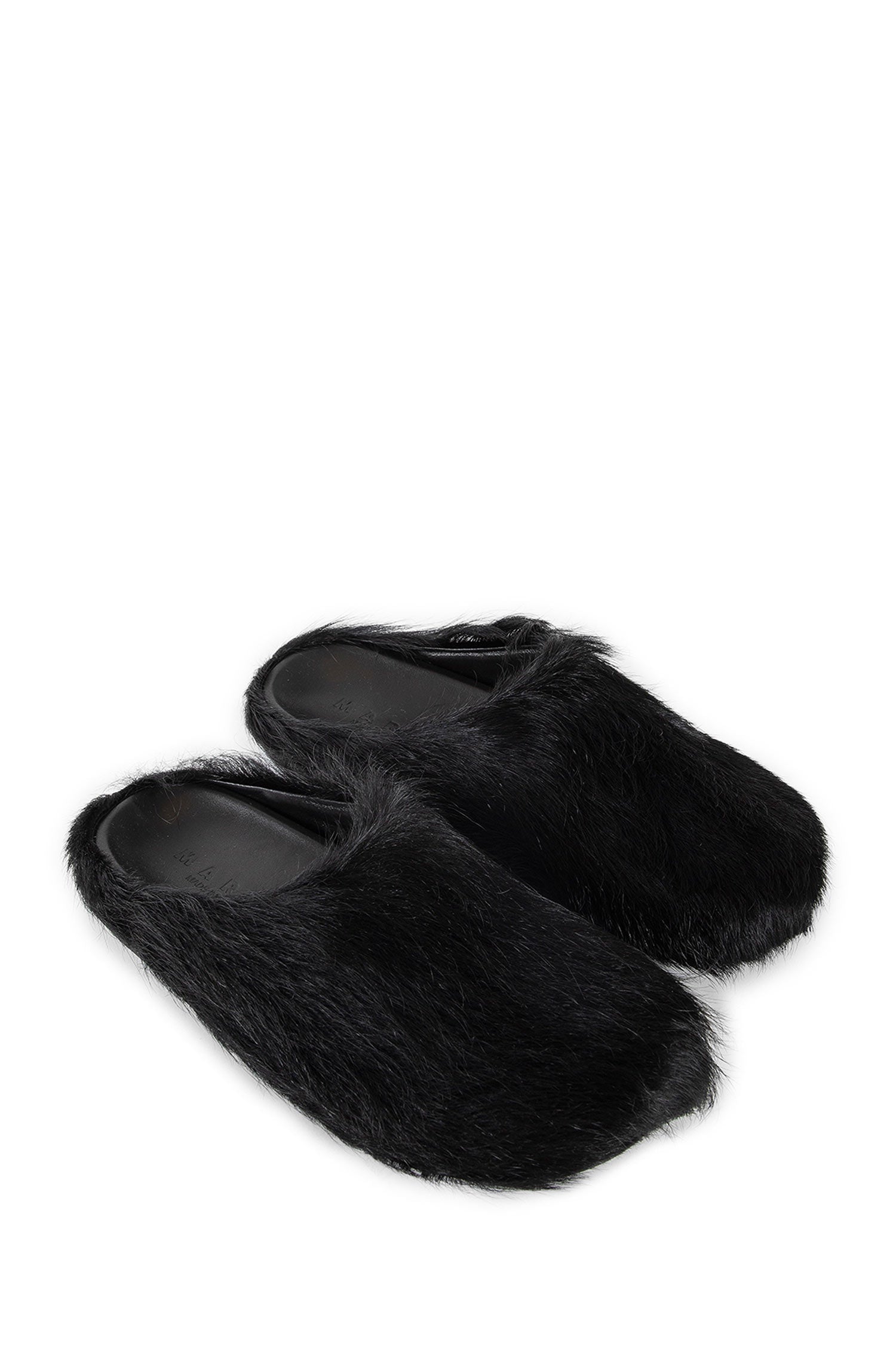 Long-hair Calfskin Fussbett Sabot