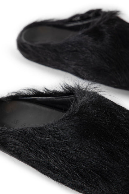 Long-hair Calfskin Fussbett Sabot
