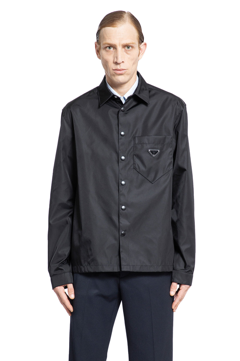 PRADA MAN BLACK JACKETS