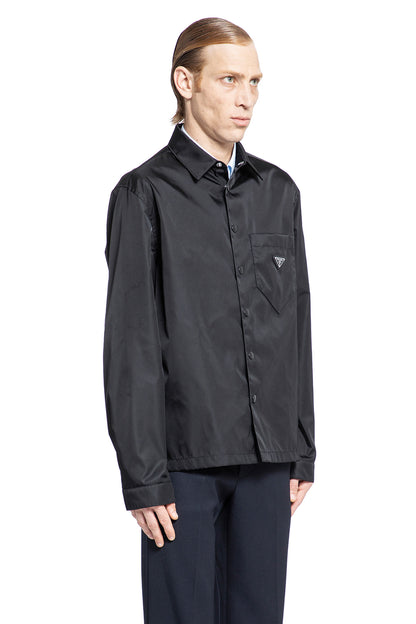 PRADA MAN BLACK JACKETS