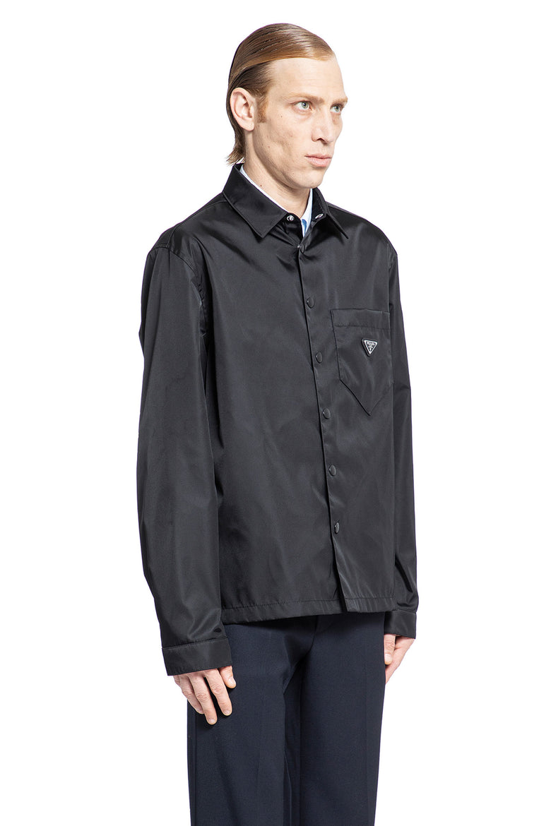 PRADA MAN BLACK JACKETS