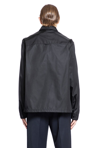 PRADA MAN BLACK JACKETS