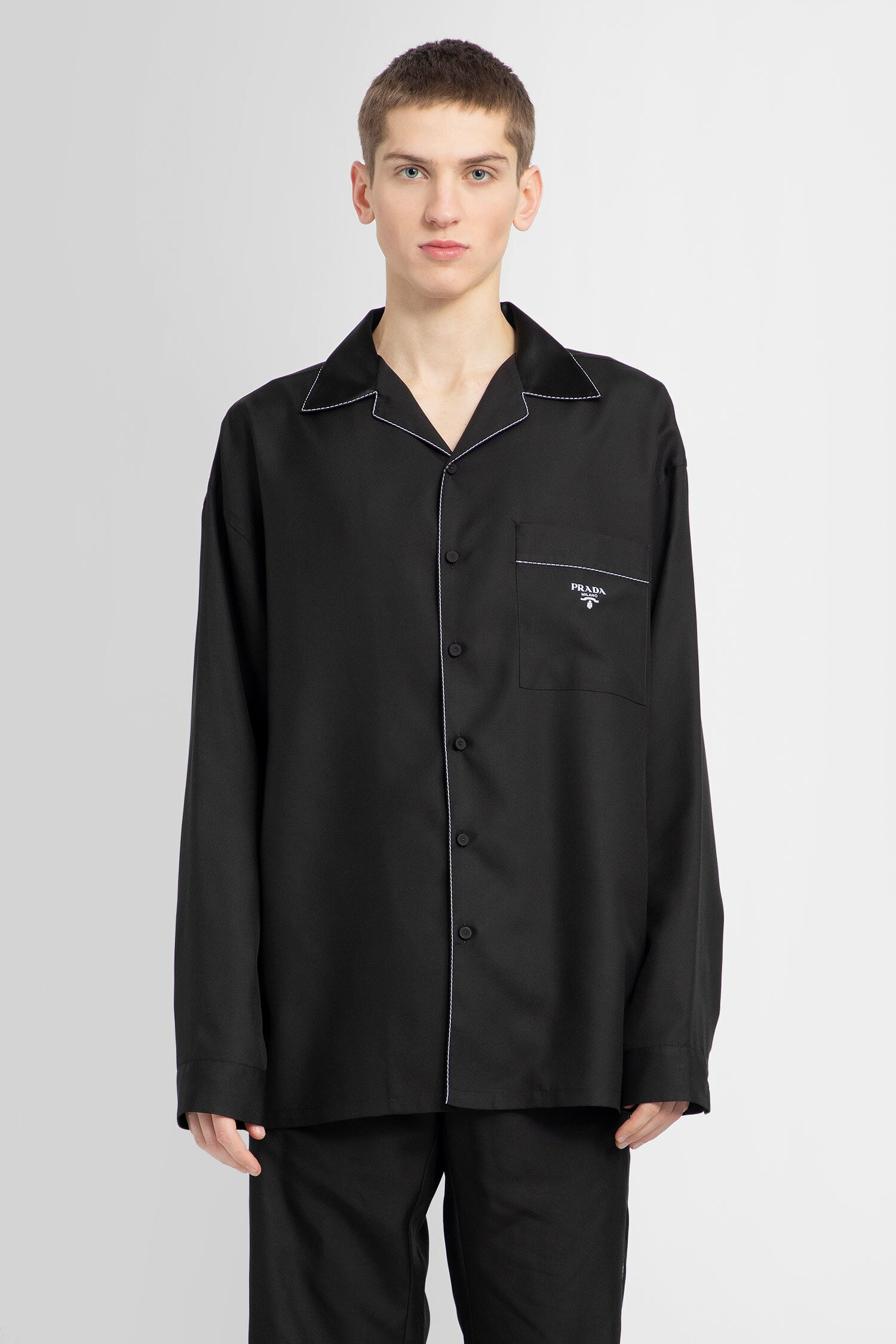 PRADA MAN BLACK SHIRTS