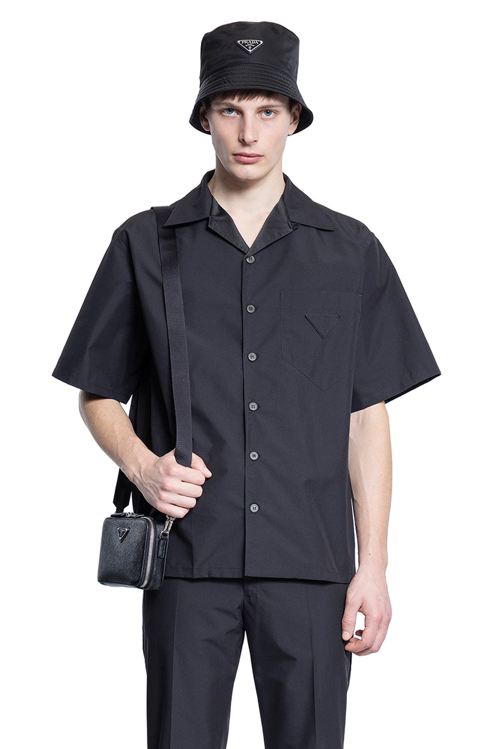 PRADA MAN BLACK SHIRTS