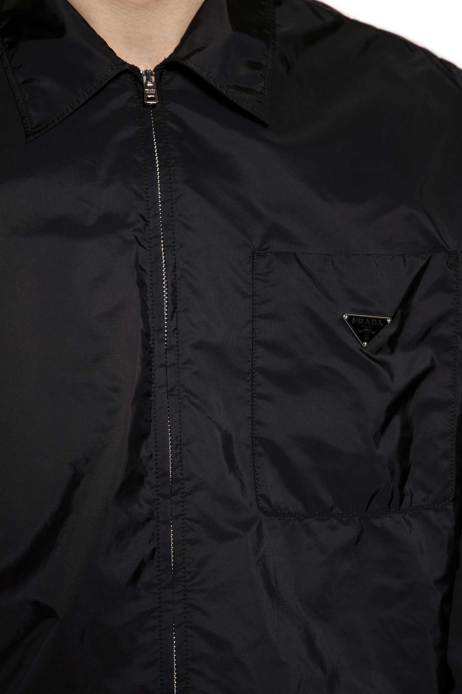 Re-nylon Zip-Up Shirt