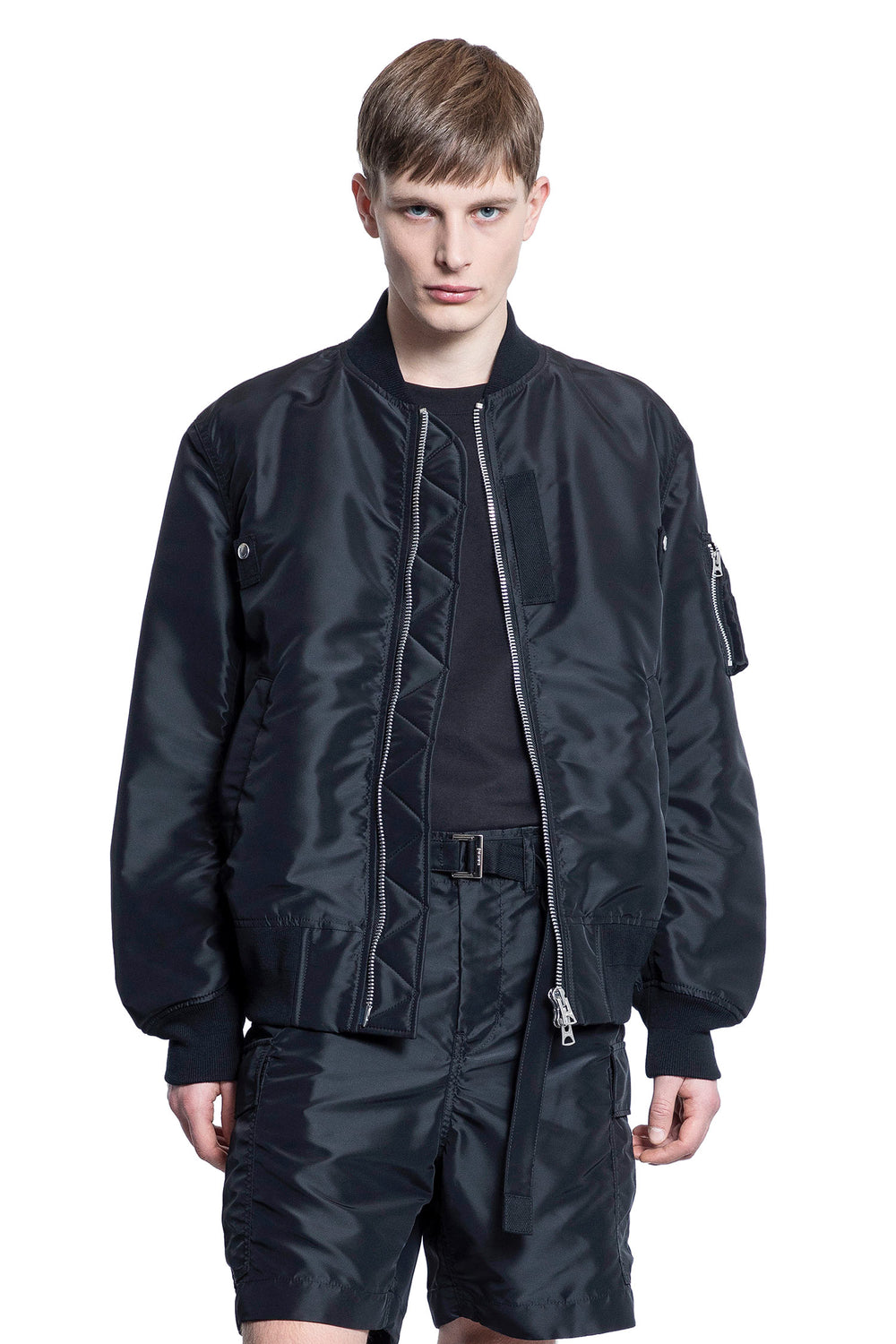 SACAI MAN BLACK JACKETS