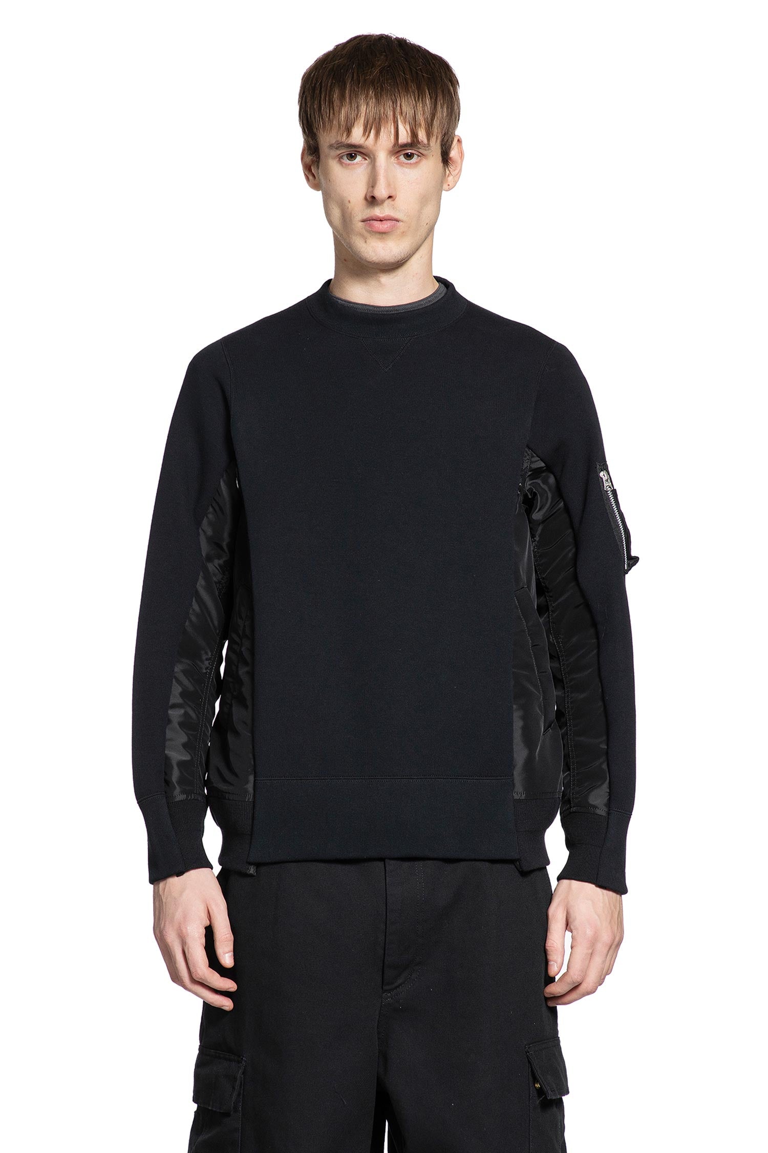 Sponge Sweat x Nylon Twill Sweatshirt